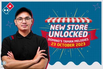 Dominos-Pizza-Opening-Promotion-at-Taman-Melodies-350x233 - Beverages Food , Restaurant & Pub Johor Pizza Promotions & Freebies 