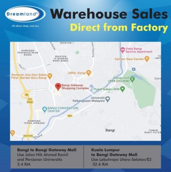 Dreamland-Warehouse-Sale-1-350x353 - Beddings Home & Garden & Tools Mattress Selangor Warehouse Sale & Clearance in Malaysia 