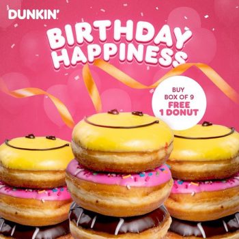 Dunkin-Special-Deal-for-October-Babies-1-350x350 - Beverages Food , Restaurant & Pub Johor Kedah Kelantan Kuala Lumpur Melaka Negeri Sembilan Pahang Penang Perak Perlis Promotions & Freebies Putrajaya Sabah Sarawak Selangor Terengganu 