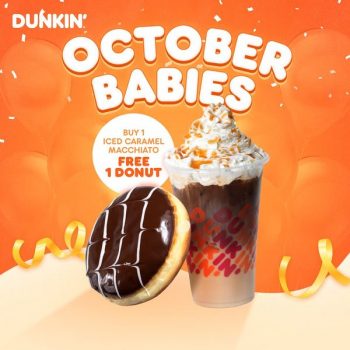 Dunkin-Special-Deal-for-October-Babies-350x350 - Beverages Food , Restaurant & Pub Johor Kedah Kelantan Kuala Lumpur Melaka Negeri Sembilan Pahang Penang Perak Perlis Promotions & Freebies Putrajaya Sabah Sarawak Selangor Terengganu 