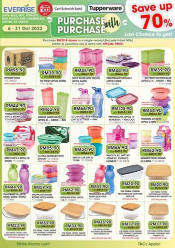 Everrise-Tupperware-Carl-Schmidt-Sohn-PWP-Promo-350x495 - Promotions & Freebies Sabah Sarawak Supermarket & Hypermarket 
