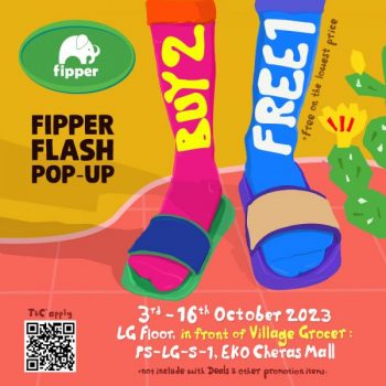 Fipper-Flash-Pop-Up-Store-Buy-2-FREE-1-Promotion-at-Eko-Cheras-Mall-350x350 - Fashion Accessories Fashion Lifestyle & Department Store Footwear Kuala Lumpur Promotions & Freebies Selangor 