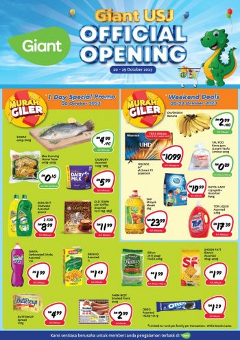 Giant-Opening-Promotion-at-USJ-350x495 - Promotions & Freebies Selangor Supermarket & Hypermarket 