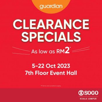 Guardian-Clearance-Sale-at-SOGO-KL-350x350 - Beauty & Health Cosmetics Health Supplements Kuala Lumpur Personal Care Selangor Skincare Warehouse Sale & Clearance in Malaysia 