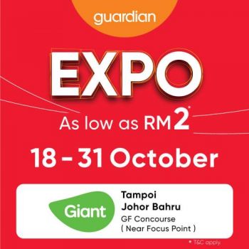 Guardian-Expo-Sale-at-Giant-Tampoi-Johor-Bahru-350x350 - Beauty & Health Health Supplements Johor Malaysia Sales Personal Care 