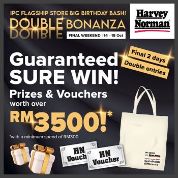 Harvey-Norman-Double-Bonanza-1-350x350 - Electronics & Computers Events & Fairs Furniture Home & Garden & Tools Home Appliances Home Decor Kitchen Appliances Selangor 