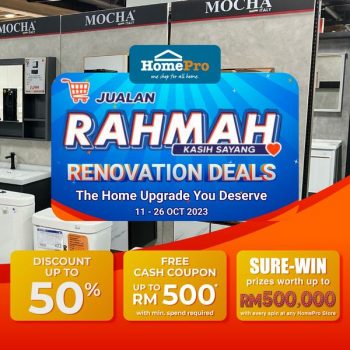 HomePro-Rahmah-Renovation-Deals-1-350x350 - Electronics & Computers Home Appliances IT Gadgets Accessories Johor Kedah Kelantan Kitchen Appliances Kuala Lumpur Melaka Negeri Sembilan Pahang Penang Perak Perlis Promotions & Freebies Putrajaya Sabah Sarawak Selangor Terengganu 