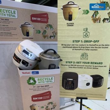 HomePro-Recycle-with-Tefal-Campaign-1-350x350 - Electronics & Computers Home Appliances Johor Kedah Kelantan Kitchen Appliances Kuala Lumpur Melaka Negeri Sembilan Pahang Penang Perak Perlis Promotions & Freebies Putrajaya Sabah Sarawak Selangor Terengganu 