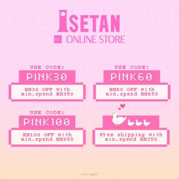 Isetan-Pink-Health-Beauty-Special-1-350x350 - Johor Kedah Kelantan Kuala Lumpur Melaka Negeri Sembilan Online Store Pahang Penang Perak Perlis Promotions & Freebies Putrajaya Sabah Sarawak Selangor Supermarket & Hypermarket Terengganu 