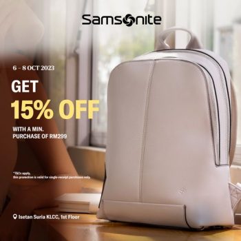 Isetan-Samsonite-Promo-350x350 - Bags Fashion Accessories Fashion Lifestyle & Department Store Kuala Lumpur Promotions & Freebies Selangor 