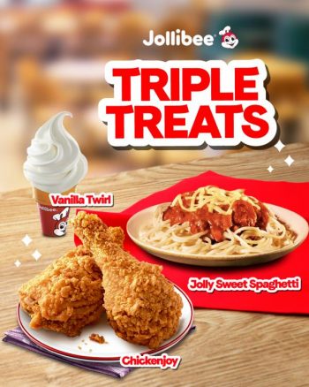 Jollibee-Triple-Treats-350x438 - Beverages Fast Food Food , Restaurant & Pub Johor Kedah Kelantan Kuala Lumpur Melaka Negeri Sembilan Pahang Penang Perak Perlis Promotions & Freebies Putrajaya Sabah Sarawak Selangor Terengganu 