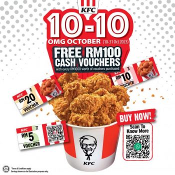 KFC-10.10-Promotion-350x350 - Beverages Fast Food Food , Restaurant & Pub Johor Kedah Kelantan Kuala Lumpur Melaka Negeri Sembilan Pahang Penang Perak Perlis Promotions & Freebies Putrajaya Sabah Sarawak Selangor Terengganu 