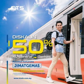 KTM-KL-Sentral-to-Gemas-Ticket-50-OFF-Promotion-350x350 Now till 31 Dec 2023: KTM KL Sentral to Gemas Ticket 50% OFF Promotion