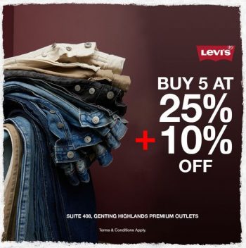 Levis-Special-Deal-at-Genting-Highlands-Premium-Outlets-350x352 - Apparels Fashion Accessories Fashion Lifestyle & Department Store Pahang Promotions & Freebies 