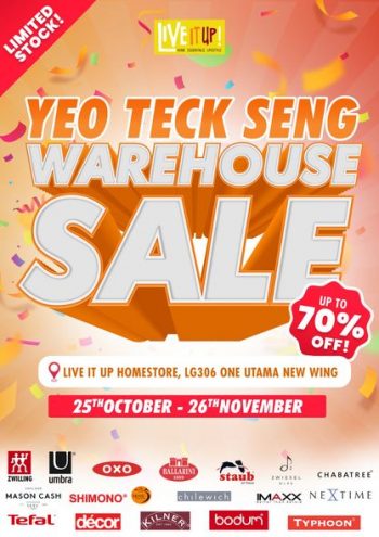 Live-it-Up-Homestore-Yeo-Teck-Seng-Warehouse-Sale-350x495 - Home & Garden & Tools Kitchenware Selangor Warehouse Sale & Clearance in Malaysia 
