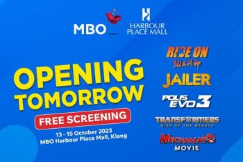 MBO-Cinemas-Opening-Deal-at-Harbour-Place-Klang-350x234 - Cinemas Movie & Music & Games Promotions & Freebies Selangor 
