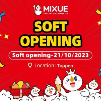 MIXUE-Soft-Opening-at-Toppen-350x350 - Beverages Food , Restaurant & Pub Johor Promotions & Freebies 