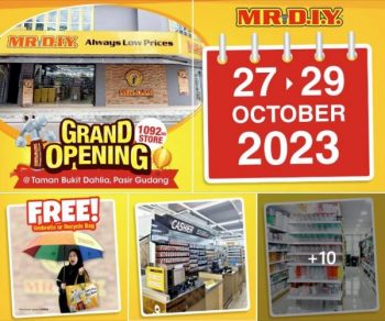 MR.DIY-Grand-Opening-Promotion-at-Taman-Bukit-Dahlia-Pasir-Gudang-350x292 - Johor Others Promotions & Freebies 