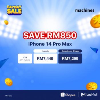 Machines-October-Payday-Sale-on-Shopee-Lazada-1-350x350 - Computer Accessories Electronics & Computers IT Gadgets Accessories Johor Kedah Kelantan Kuala Lumpur Malaysia Sales Melaka Mobile Phone Negeri Sembilan Online Store Pahang Penang Perak Perlis Putrajaya Sabah Sarawak Selangor Terengganu 