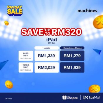 Machines-October-Payday-Sale-on-Shopee-Lazada-6-350x350 - Computer Accessories Electronics & Computers IT Gadgets Accessories Johor Kedah Kelantan Kuala Lumpur Malaysia Sales Melaka Mobile Phone Negeri Sembilan Online Store Pahang Penang Perak Perlis Putrajaya Sabah Sarawak Selangor Terengganu 