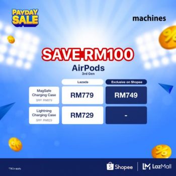 Machines-October-Payday-Sale-on-Shopee-Lazada-8-350x350 - Computer Accessories Electronics & Computers IT Gadgets Accessories Johor Kedah Kelantan Kuala Lumpur Malaysia Sales Melaka Mobile Phone Negeri Sembilan Online Store Pahang Penang Perak Perlis Putrajaya Sabah Sarawak Selangor Terengganu 