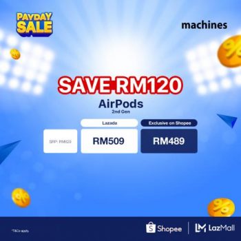 Machines-October-Payday-Sale-on-Shopee-Lazada-9-350x350 - Computer Accessories Electronics & Computers IT Gadgets Accessories Johor Kedah Kelantan Kuala Lumpur Malaysia Sales Melaka Mobile Phone Negeri Sembilan Online Store Pahang Penang Perak Perlis Putrajaya Sabah Sarawak Selangor Terengganu 