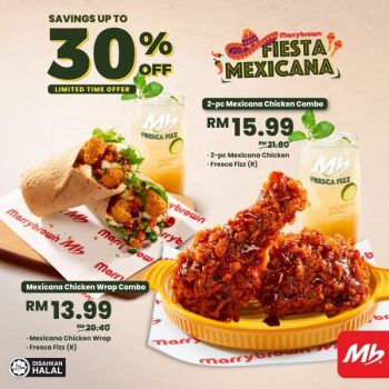 Marrybrown-Fiesta-Mexicana-Combo-Promotion-350x350 - Beverages Food , Restaurant & Pub Johor Kedah Kelantan Kuala Lumpur Melaka Negeri Sembilan Pahang Penang Perak Perlis Promotions & Freebies Putrajaya Sabah Sarawak Selangor Terengganu 