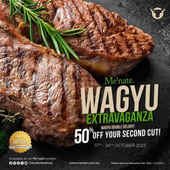 Menate-Steak-Hub-2nd-Set-Wagyu-Steak-Promo-350x350 - Beverages Food , Restaurant & Pub Johor Kedah Kelantan Kuala Lumpur Melaka Negeri Sembilan Pahang Penang Perak Perlis Promotions & Freebies Putrajaya Sabah Sarawak Selangor Terengganu 