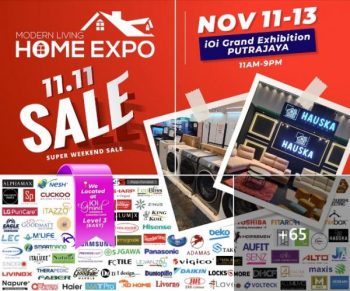 Modern-Living-Home-Expo-11.11-Sale-at-IOI-City-Mall-350x291 - Electronics & Computers Events & Fairs Home Appliances Kitchen Appliances Putrajaya 