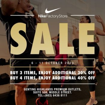 Nike-Factory-Store-Special-Sale-at-Genting-Highlands-Premium-Outlets-350x350 - Apparels Fashion Accessories Fashion Lifestyle & Department Store Footwear Malaysia Sales Pahang 