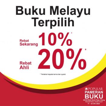 POPULAR-Book-Fair-Sale-at-AEON-Mall-Bukit-Raja-1-350x350 - Books & Magazines Malaysia Sales Selangor Stationery 