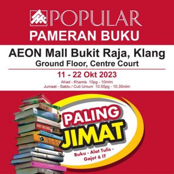 POPULAR-Book-Fair-Sale-at-AEON-Mall-Bukit-Raja-350x350 - Books & Magazines Malaysia Sales Selangor Stationery 