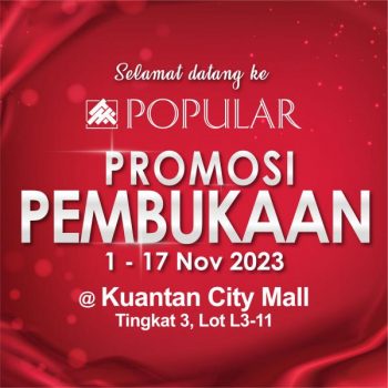 POPULAR-Opening-Promotion-at-Kuantan-City-Mall-350x350 - Books & Magazines Pahang Promotions & Freebies Stationery 