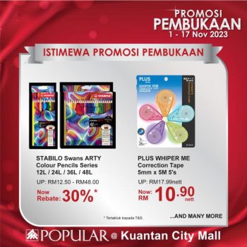 POPULAR-Opening-Promotion-at-Kuantan-City-Mall-4-350x350 - Books & Magazines Pahang Promotions & Freebies Stationery 