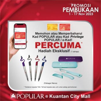 POPULAR-Opening-Promotion-at-Kuantan-City-Mall-9-350x350 - Books & Magazines Pahang Promotions & Freebies Stationery 