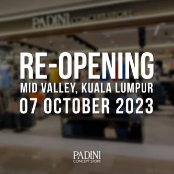 Padini-Concept-Store-Re-Opening-Promotion-at-Mid-Valley-350x350 - Apparels Fashion Accessories Fashion Lifestyle & Department Store Kuala Lumpur Promotions & Freebies Selangor 