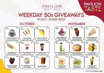 Pavilion-Taste-Weekday-50x-Giveaways-350x245 - Beverages Events & Fairs Food , Restaurant & Pub 