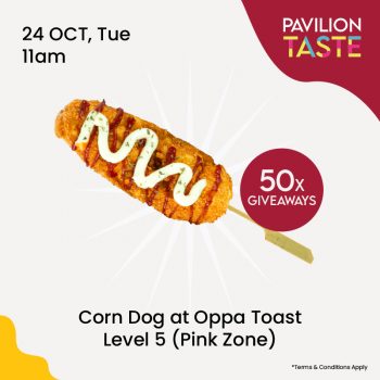 Pavilion-Taste-Weekday-50x-Giveaways-4-350x350 - Beverages Events & Fairs Food , Restaurant & Pub 