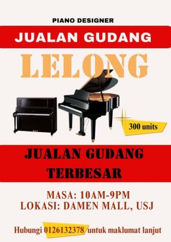 Piano-Designer-Warehouse-Sale-350x495 - Movie & Music & Games Music Instrument Selangor Warehouse Sale & Clearance in Malaysia 