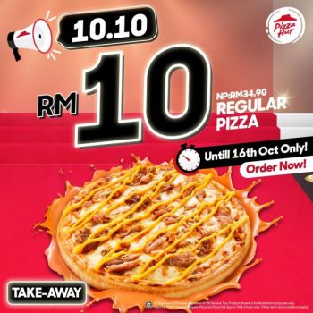 Pizza-Hut-10.10-Sale-350x350 - Beverages Food , Restaurant & Pub Johor Kedah Kelantan Kuala Lumpur Malaysia Sales Melaka Negeri Sembilan Online Store Pahang Penang Perak Perlis Putrajaya Sabah Sarawak Selangor Terengganu 