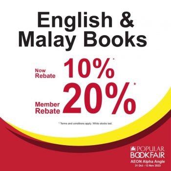 Popular-Bookfair-2023-at-AEON-Alpha-Angle-1-350x350 - Books & Magazines Events & Fairs Kuala Lumpur Selangor Stationery 