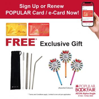 Popular-Bookfair-2023-at-AEON-Alpha-Angle-6-350x350 31 Oct-13 Nov 2023: Popular Bookfair 2023 at AEON Alpha Angle