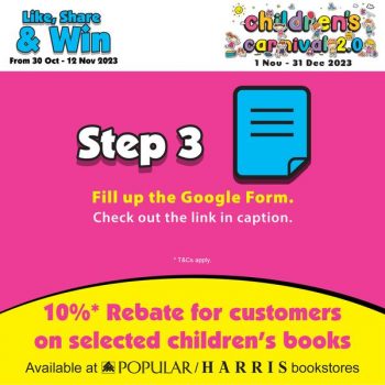 Popular-Children-Carnival-2023-3-350x350 - Books & Magazines Events & Fairs Johor Kedah Kelantan Kuala Lumpur Melaka Negeri Sembilan Online Store Pahang Penang Perak Perlis Putrajaya Sabah Sarawak Selangor Stationery Terengganu 