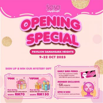 SaSa-Opening-Special-350x350 - Beauty & Health Cosmetics Fragrances Kuala Lumpur Personal Care Promotions & Freebies Selangor Skincare 