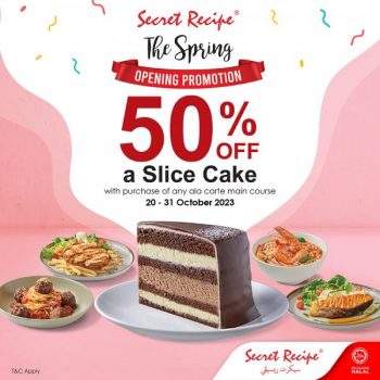 Secret-Recipe-Reopening-Promotion-at-The-Spring-Sarawak-1-350x350 - Beverages Food , Restaurant & Pub Promotions & Freebies Sarawak 