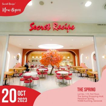 Secret-Recipe-Reopening-Promotion-at-The-Spring-Sarawak-350x350 - Beverages Food , Restaurant & Pub Promotions & Freebies Sarawak 