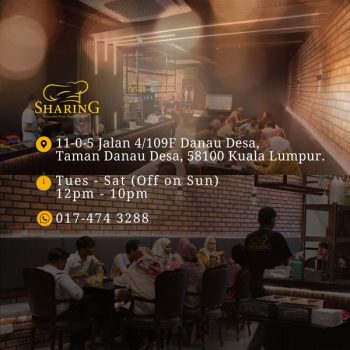 Sharing-Taman-Desa-Lunch-Promo-3-350x350 - Beverages Food , Restaurant & Pub Kuala Lumpur Promotions & Freebies Selangor 