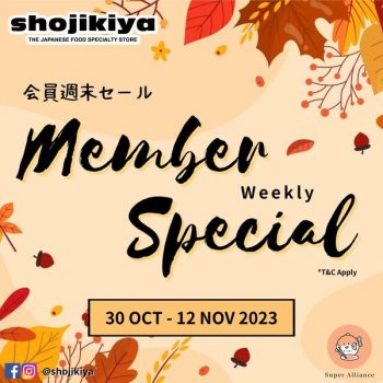 Shojikiya-Member-Weekly-Special-350x350 - Beverages Food , Restaurant & Pub Johor Kedah Kelantan Kuala Lumpur Melaka Negeri Sembilan Pahang Penang Perak Perlis Promotions & Freebies Putrajaya Sabah Sarawak Selangor Terengganu 