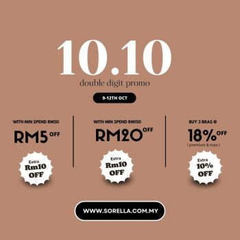 Sorella-10.10-Double-Digit-Promo-1-350x350 - Fashion Accessories Fashion Lifestyle & Department Store Johor Kedah Kelantan Kuala Lumpur Lingerie Melaka Negeri Sembilan Pahang Penang Perak Perlis Promotions & Freebies Putrajaya Sabah Sarawak Selangor Terengganu Underwear 