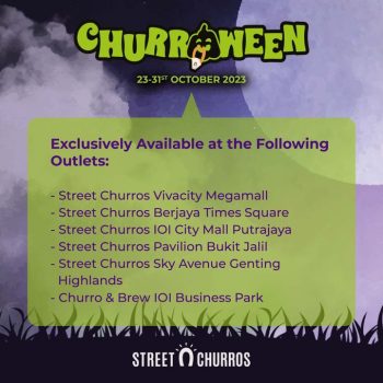 Street-Churros-Brand-New-Churroween-Treats-1-350x350 - Beverages Food , Restaurant & Pub Kuala Lumpur Pahang Promotions & Freebies Putrajaya Sarawak Selangor 